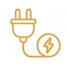 Icono electricidad internet